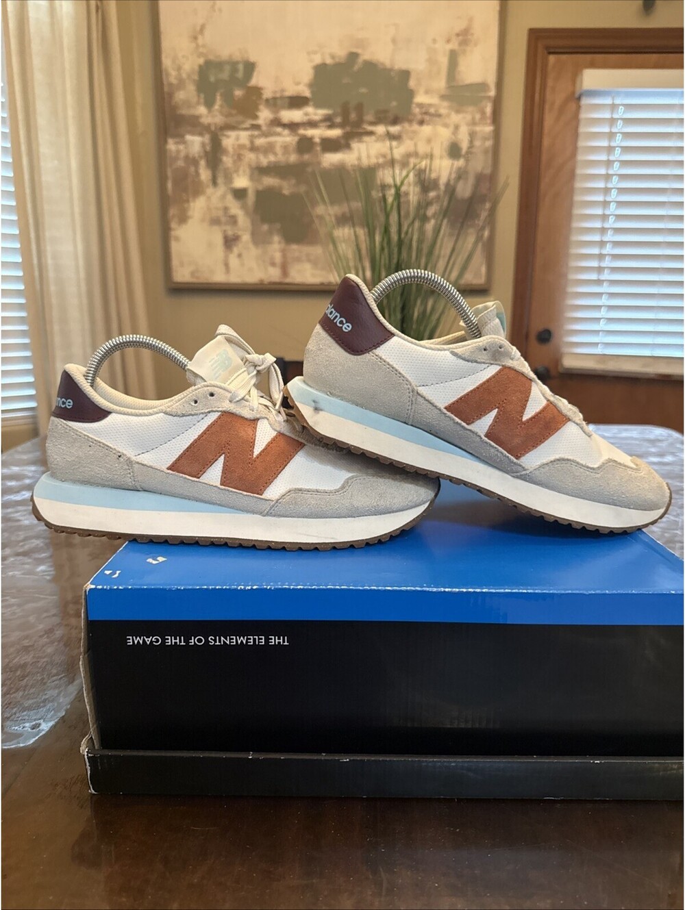 New Balance 237 WS237BA (Sea Salt/Soft Copper) Women's Size 9- No Box - Picture 2 of 6
